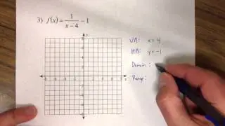 Graphing Raitonal Functions #2