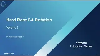 KB 07854 Hard Root CA Rotation - Volume 6