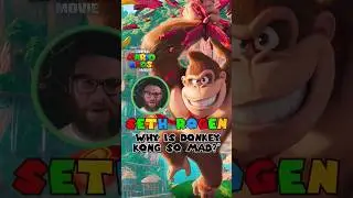 Seth Rogen on Donkey Kong in Super Mario Bros: Monkey Business or Antihero? #shorts