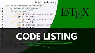 Display source code in LaTeX