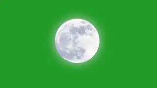 Moon green screen video | green screen moon and back screen