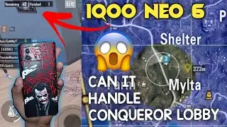 IQOO NEO 6 PUBG 90 FPS TEST AFTER UPDATE | CONQUEROR LOBBY TEST | SNAPDRAGON 870 😱 12+256GB