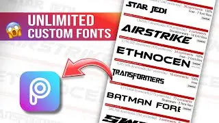 How To Add Custom Fonts in PicsArt | How To Add Stylish Stylish Custom Fonts in PicsArt