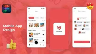 Figma Mobile App UI/UX Design Tutorial with Prototype