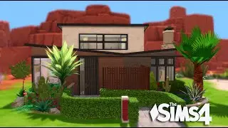 The Sims 4 - Single Mom and Two Teens | Mid-Century Modern Home (House Build)