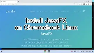 Install JavaFX on Chromebook Linux