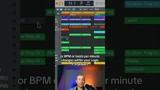 How To Apply & Automate Tempo or BPM Changes 📈 In Logic Pro