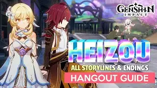 How to: GET ALL Heizou Hangout Event Endings & Storylines | Genshin Impact