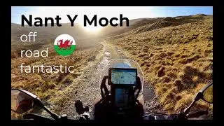 Off road at Wales's Nant Y Moch reservoir