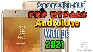 Samsung(SM-J400F) frp bypass Android 10 with pc easy method