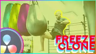 Clone Freeze Effect in Davinci Resolve 16