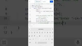 Java program to find missing number in array #java  #codingguru #youtubeshorts 😎