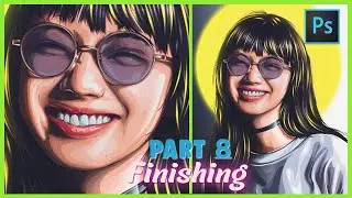 [ Photoshop Tutorial ] Vexel Art Portrait - PART 8 FINISHING