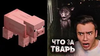 Мобов из Minecraft Сняли на Камеру | Страшные Видео на ночь | Реакция | Рома Субботин