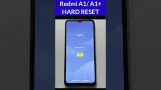 Redmi A1/A1+ Hard Reset/ Screen Unlock 2023