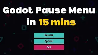 Godot Tutorial: Create a Pause Menu in 15 Minutes | 2023