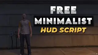 QB/ESX MINIMALIST HUD SCRIPT *FREE* | FiveM Roleplay Scripts | FiveM Tutorial 2024 | MJ DEVELOPMENT