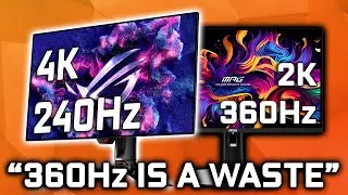 Is 360Hz a Waste? - 240Hz vs 360Hz Monitors