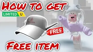 [FREE ITEM] สอนรับของฟรี หมวกปีกเครื่องบิน LIMITED UGC✨ROBLOX