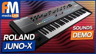 Roland JUNO-X (SOUNDS DEMO, no talking voice)