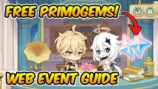 FREE PRIMOGEMS! New Genshin Impact Web Event!