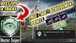 HOW TO COMPLETE (MASTER SNIPER) ACHIEVEMENT 🔥 IN PUBG MOBILE /GET 100+ ACHIEVEMENT POINTS 🤩