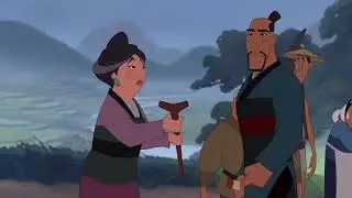 Mulan 1998 film   Fa Zhou is Ordered To Serve in The Army