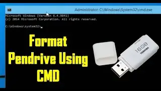 Format  Usb using Command Prompt