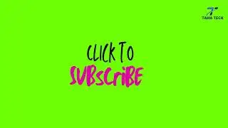 Click to Subscribe Green Screen #GreenScreen #GreenScreenVideo