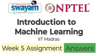 introduction to Machine Learning || Week 5 Assignment Answer 💯✅