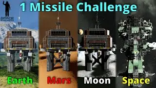 AI Cluster Missile Challenge - Space Engineers