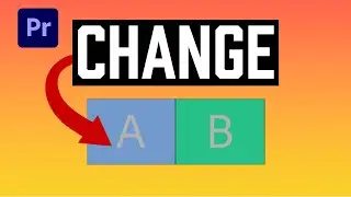 Premiere Pro: How To CHANGE Default Transition QUICKLY!