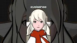 How to Make Anime-Style Eyelashes and Eyebrows in Blender 