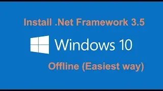 Install Net Framework 3 5 On Windows 10( FIX)