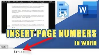 How to Insert PAGE NUMBERS in WORD (Header or Footer Page Numbers)