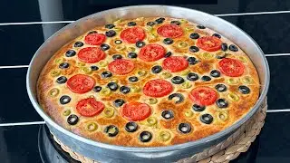 😍AŞIRI KOLAY TARİF👌🏻ZEYTİNLİ DOMATESLİ TEPSİ ÇÖREĞİ✅