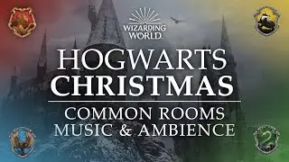 Hogwarts Christmas | Common Rooms Ambience, 17 4K Holiday Scenes for Relaxation and Celebration