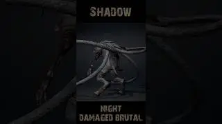 Shadownight Damaged Brutal #games #character #monster #3d #animation #gaming #model #unity #unreal