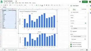 How to Create a Column Chart or a Bar Chart in Google Sheets