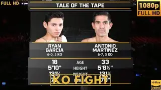 RYAN GARCIA (USA) vs ANTONIO MARTINEZ (MEXICO) KO FIGHT