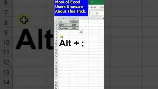 Copy Visible Cells Only | Use Alt+; shortcut key 
