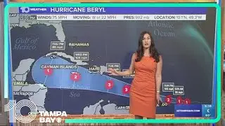 Tracking the Tropics: Hurricane Beryl forms in the Atlantic