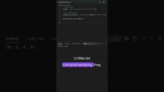 Python Set Comprehensions for Concise Sets 