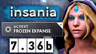 Новая ЦМка с аспектом на радиус кнопок! - Crystal Maiden 7.36 DOTA 2