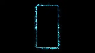 Neon Light Border | Frames Template Video | Glowing Frame Black Screen | Background Loop 