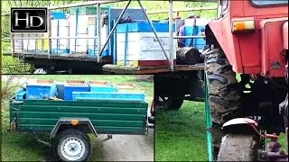 ☆ migrations Site Preparation on ☆ Transportation hives acacia VAZ-2104 and T-25A