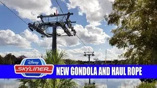 Disney Skyliner Construction Update New Gondola and Cables POP Century