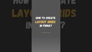 How to create layout grid in figma - designing tips and tricks#figmadesign