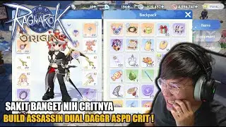 BUILD ASSASSIN DUAL DAGGER CRIT ASPD + REDCUT !  LV 80 + ! RAGNAROK ORIGIN ! BUILD MAHAL