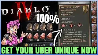 Diablo 4 - Get Your Uber Unique Fast NOW - All ULTIMATE Farm Tricks For 100s of Duriels & More!